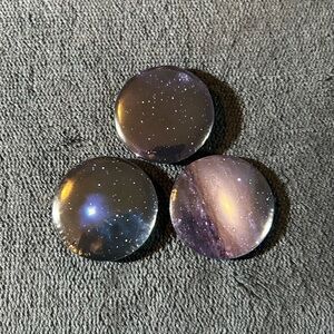 Across The Galaxy - 3 Button Set (Handmade)